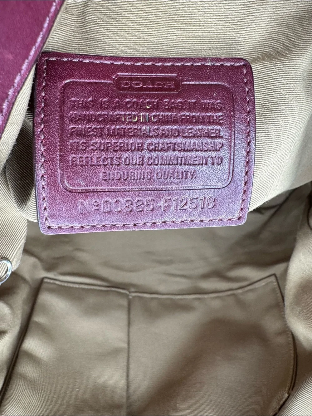 Coach Signature Carly F12518 - Picture 14 of 14